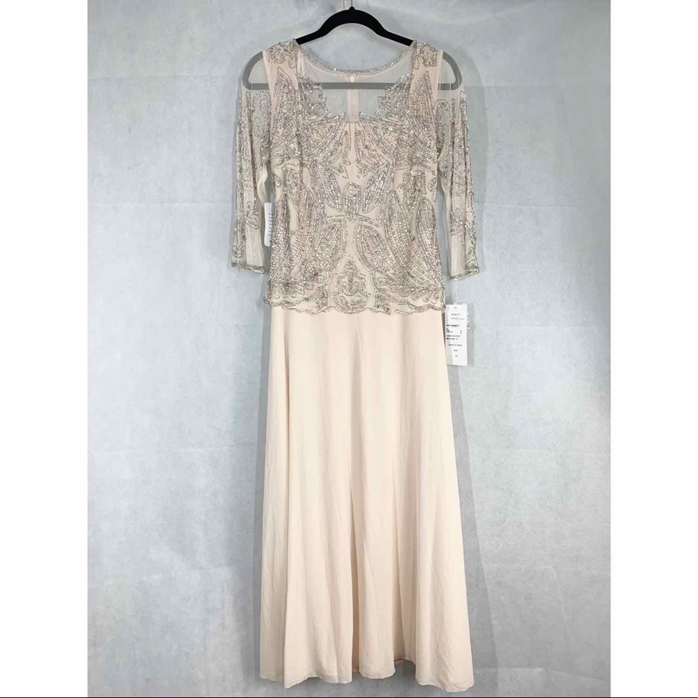 Pisarro Nights D1545 Embellished Mesh Gown